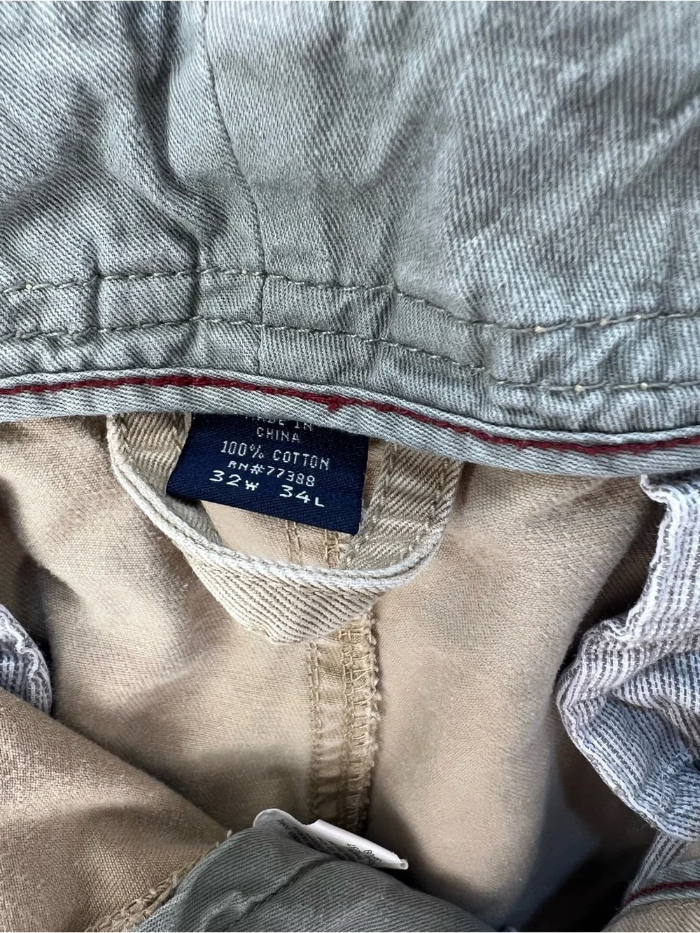 J.Crew Men’s Khaki Chino Pants Size 32x34 Tan Casual Cotton Trousers